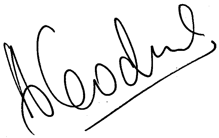 Alexander Godunov autograph facsimile