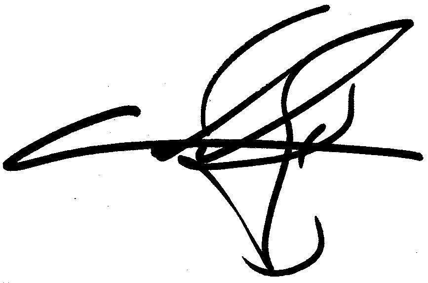 Cuba Gooding, Jr. autograph facsimile