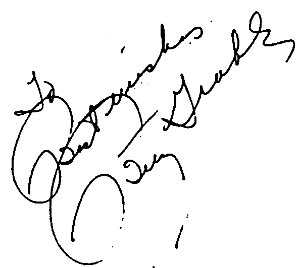Betty Grable autograph facsimile