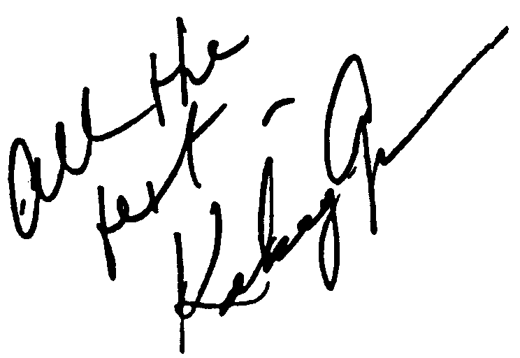 Kelsey Grammer autograph facsimile
