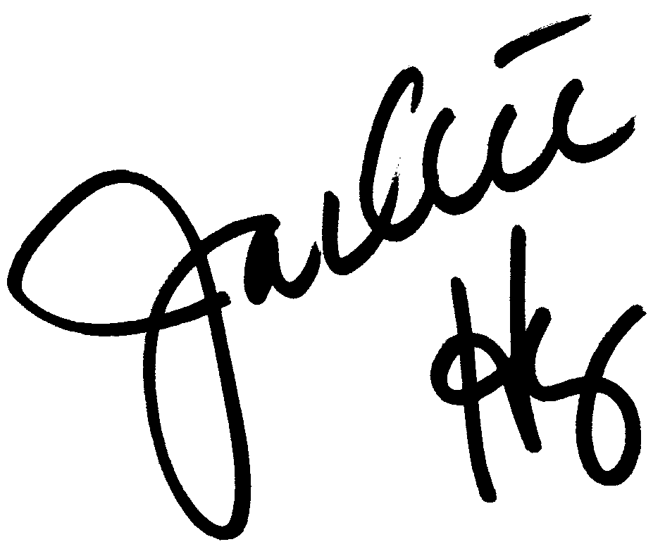 Jackee  autograph facsimile