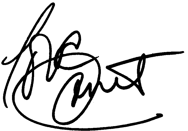 Janet Jackson autograph facsimile