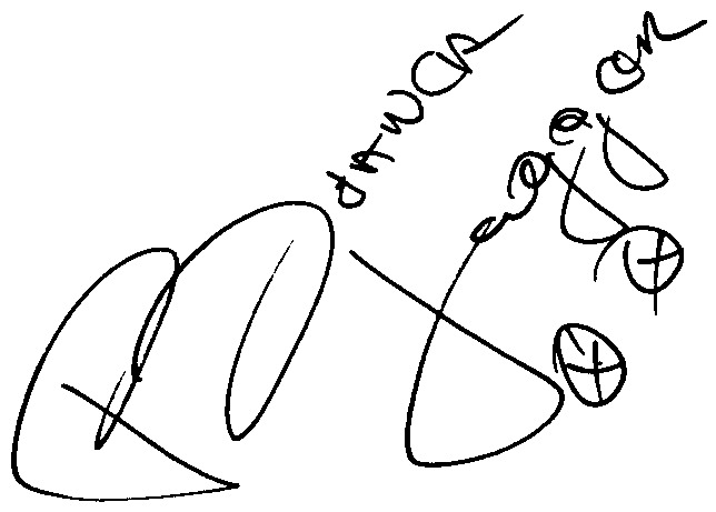 Bianca Jagger autograph facsimile