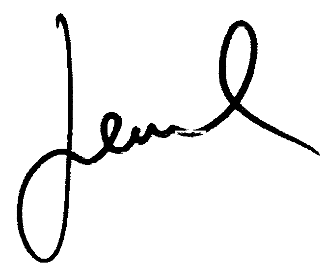 Jewel  autograph facsimile