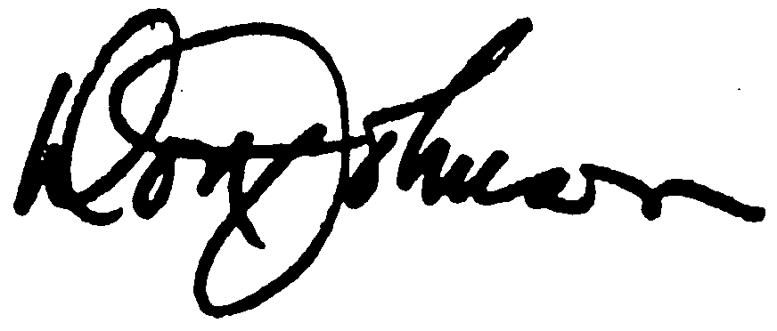Don Johnson autograph facsimile