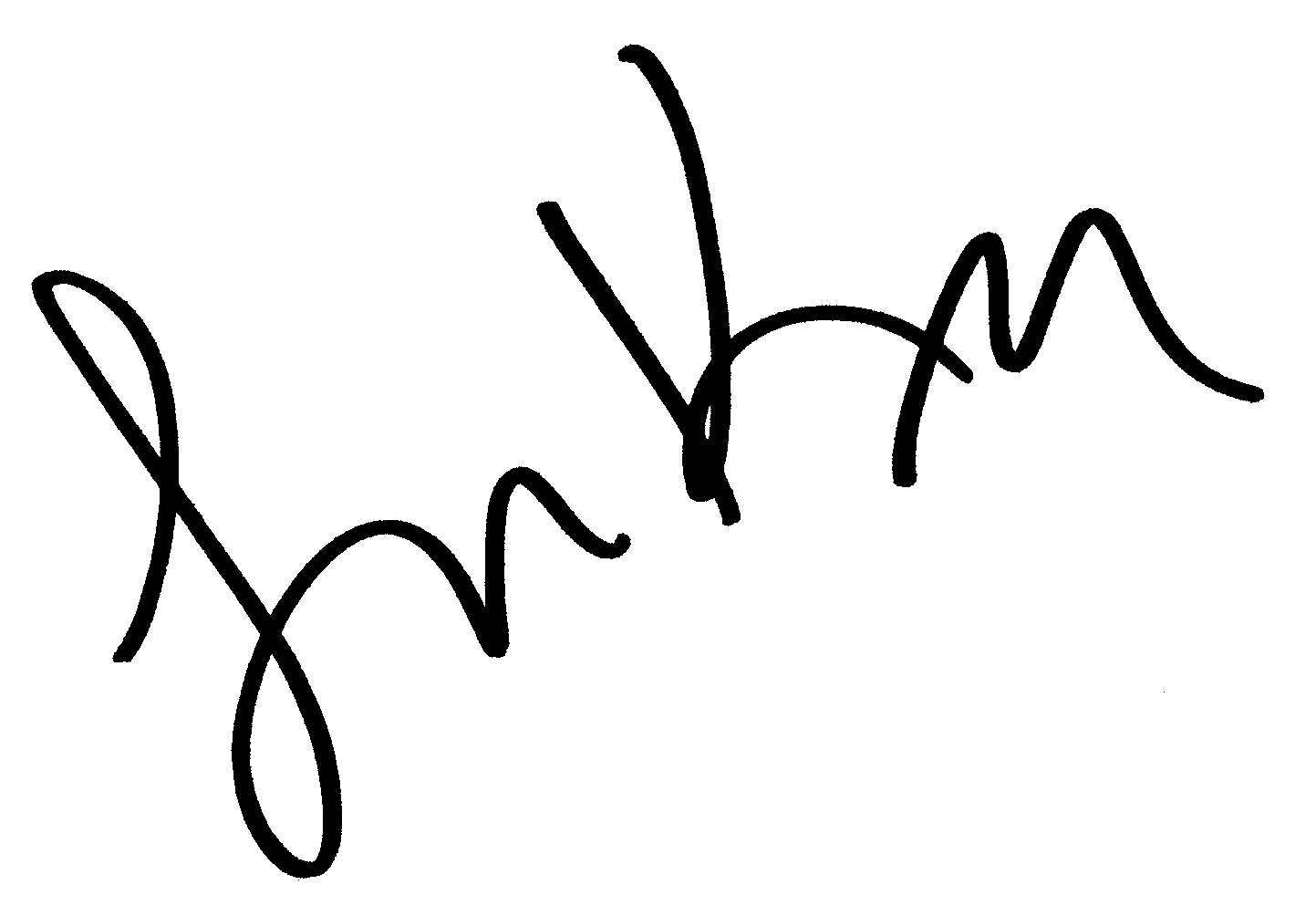 Larry King autograph facsimile