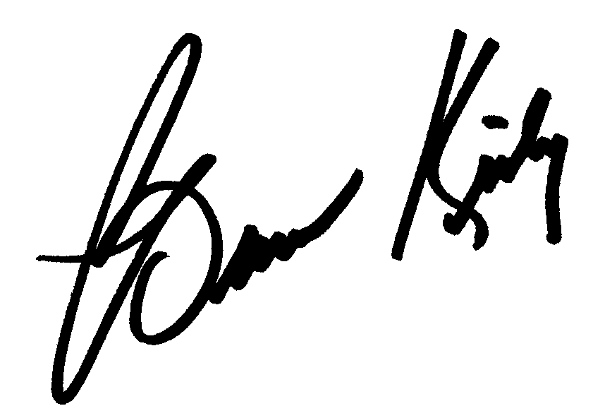 Bruno Kirby autograph facsimile