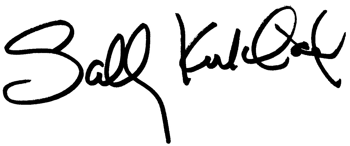 Sally Kirkland autograph facsimile