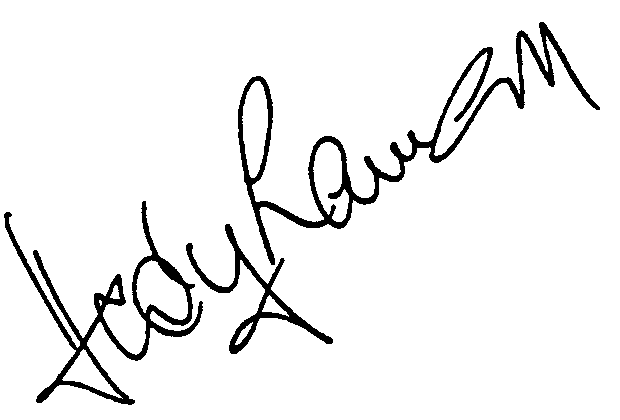 Heddy Lamarr autograph facsimile