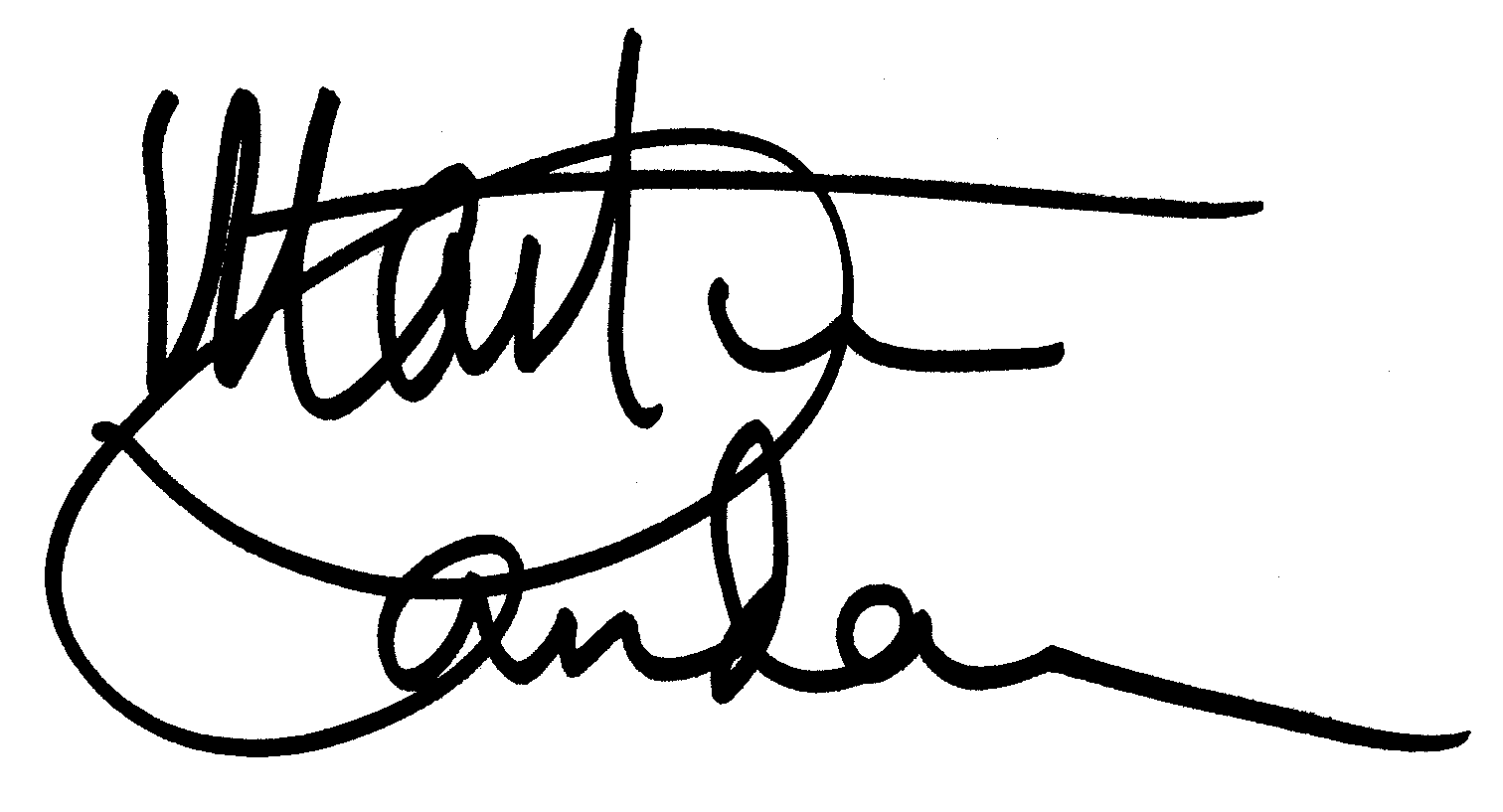 Martin Landau autograph facsimile