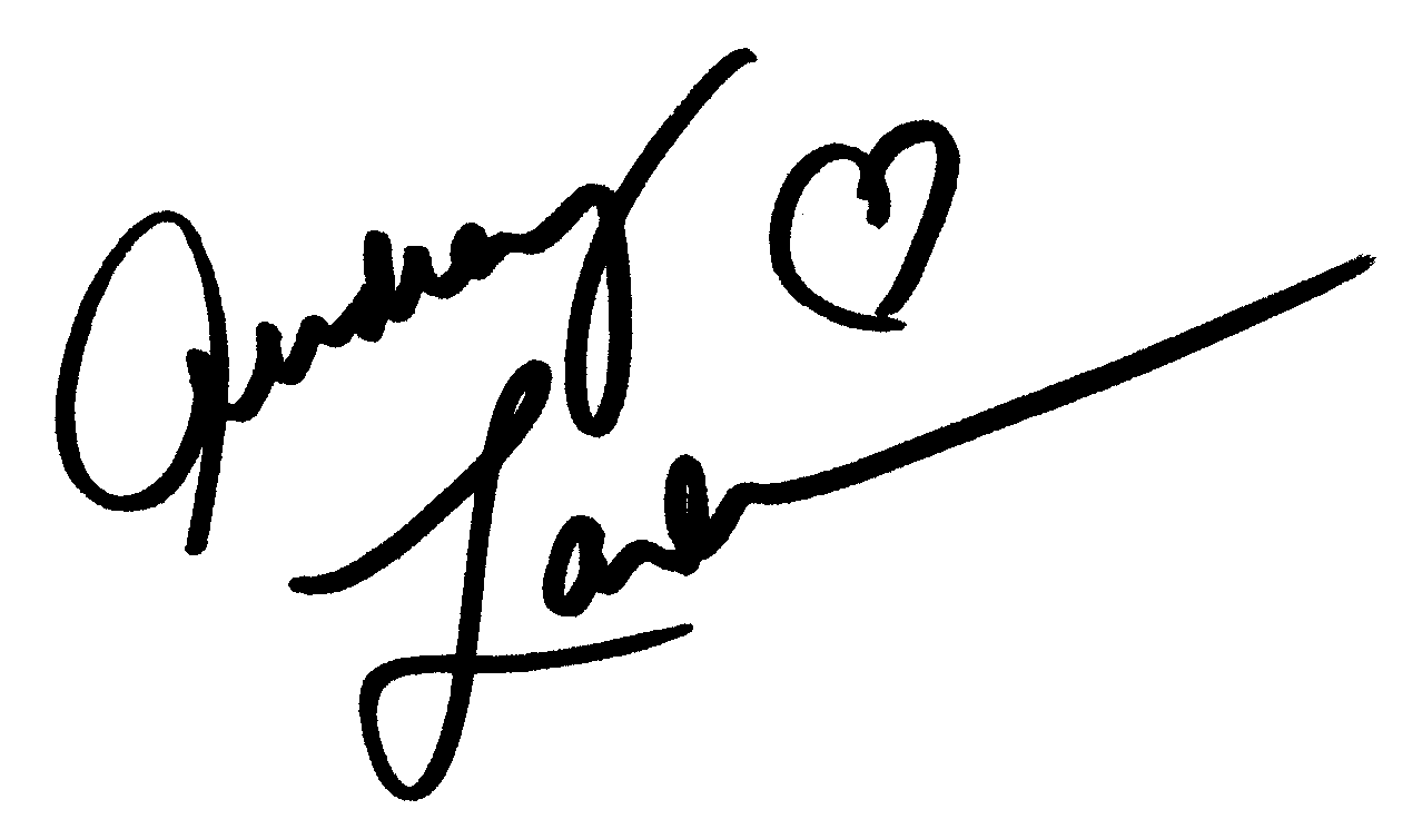Audrey Landers autograph facsimile