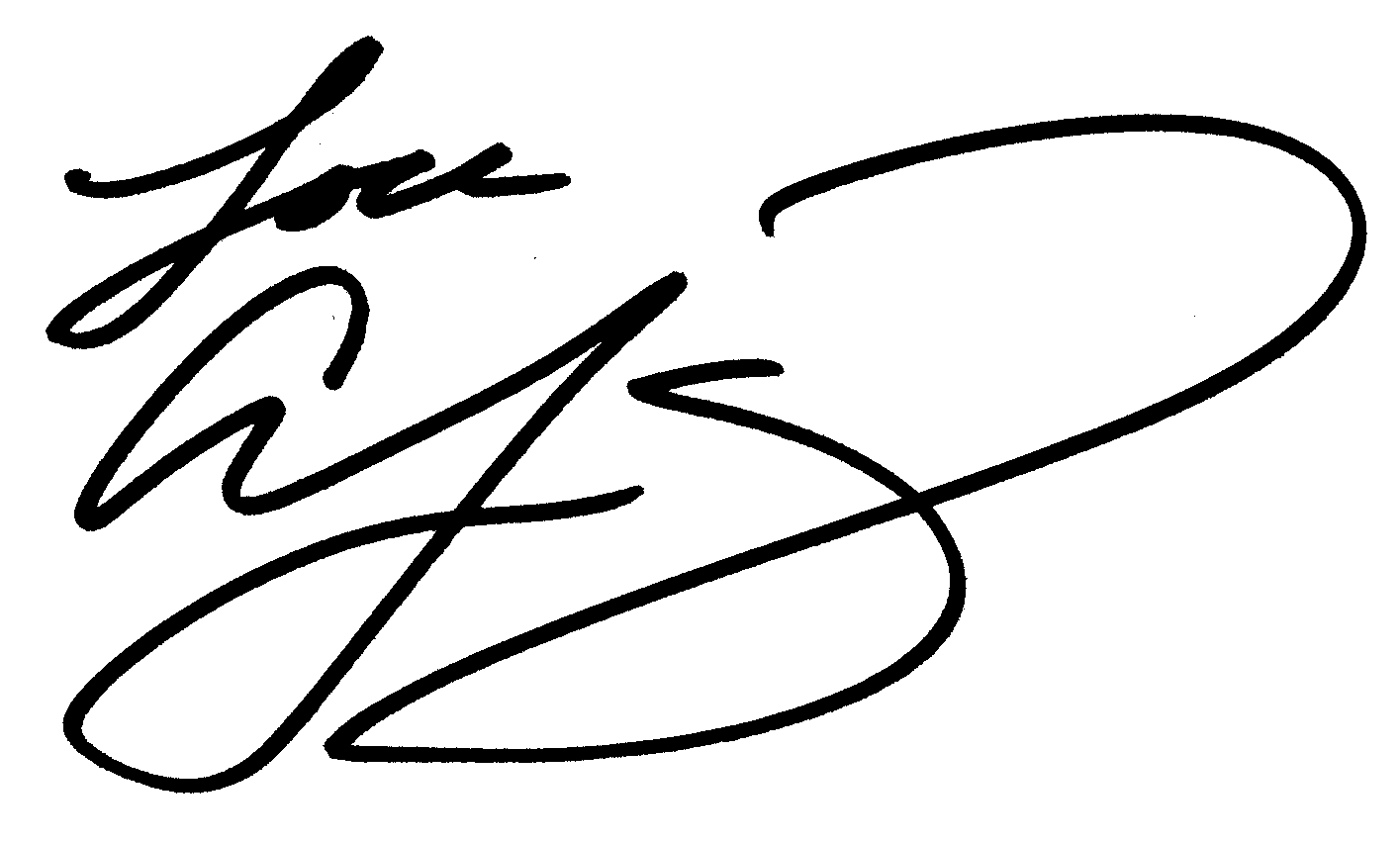Ali Landry autograph facsimile