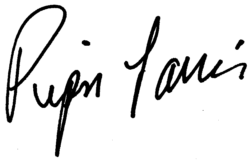 Piper Laurie autograph facsimile