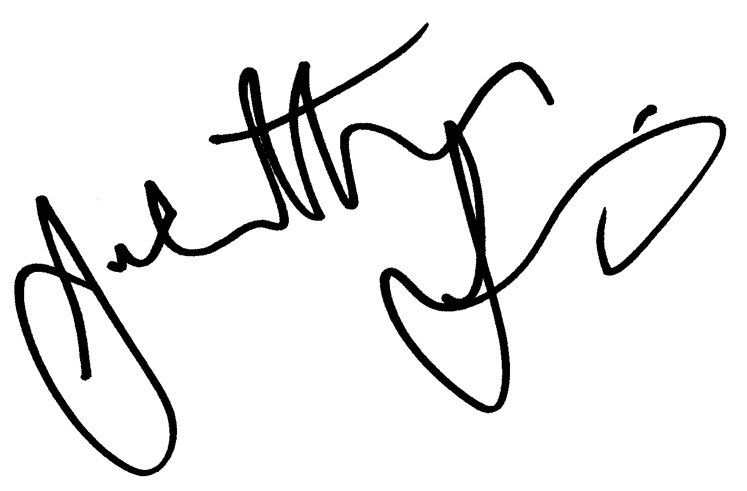 Juliette Lewis autograph facsimile