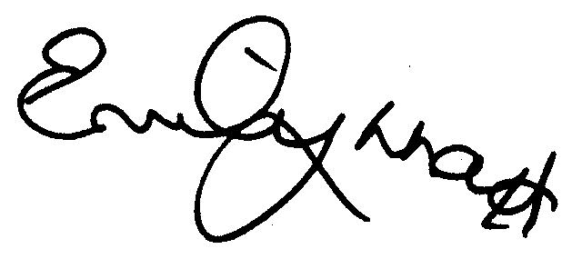 Emily Lloyd autograph facsimile