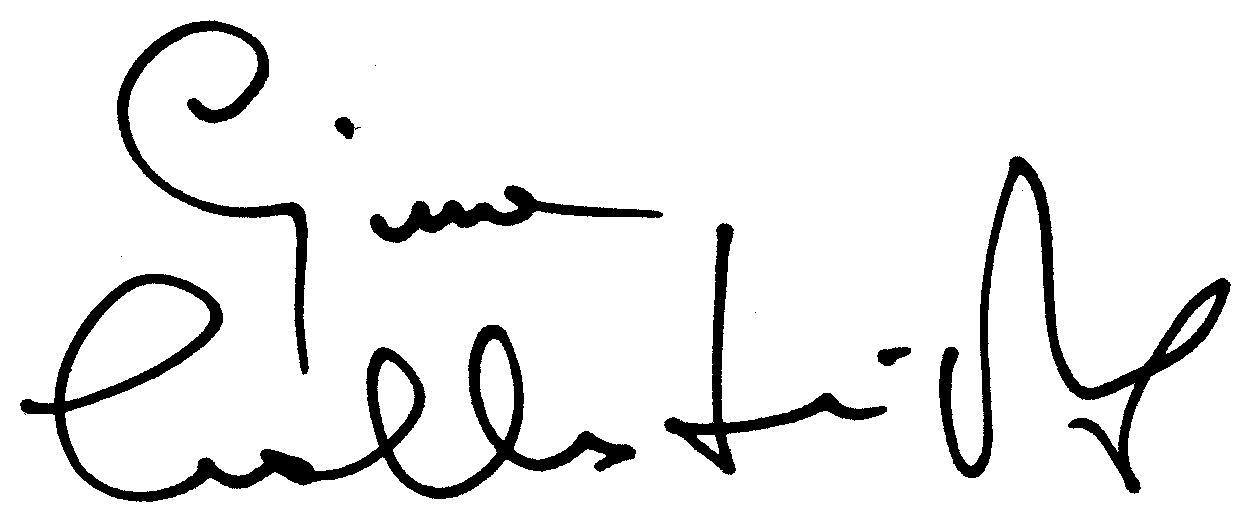 Gina Lollobrigida autograph facsimile
