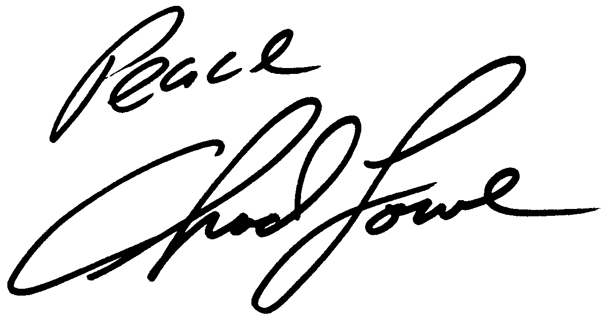 Chad Lowe autograph facsimile