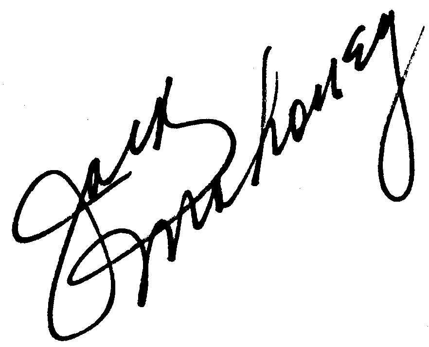 Jack Mahoney autograph facsimile