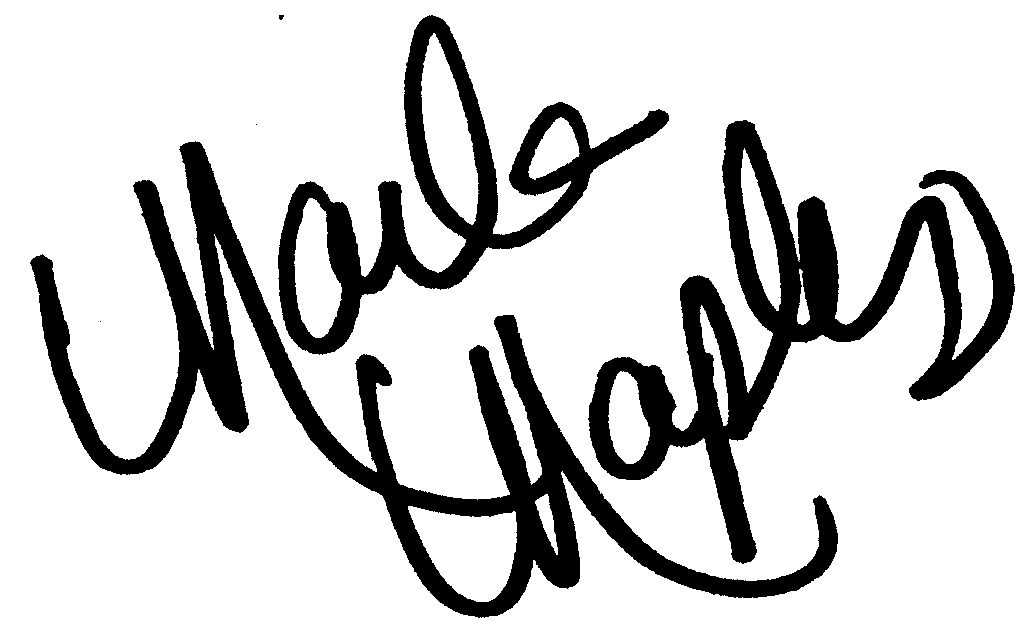Marla Maples autograph facsimile
