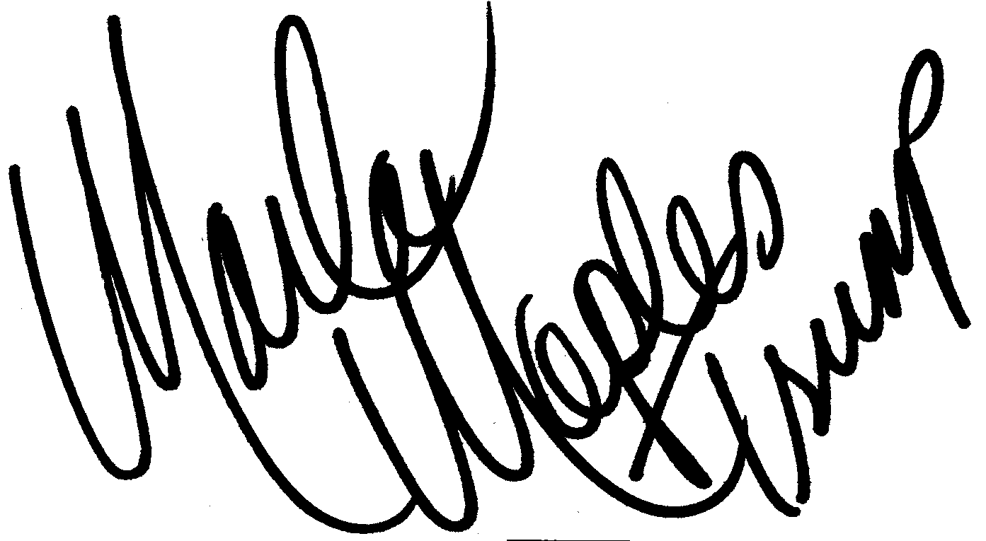 Marla Maples autograph facsimile