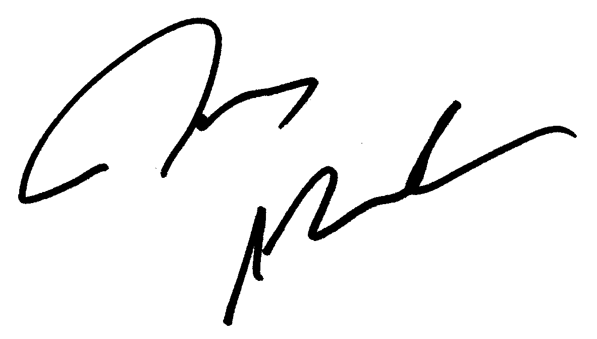 James Marsden autograph facsimile