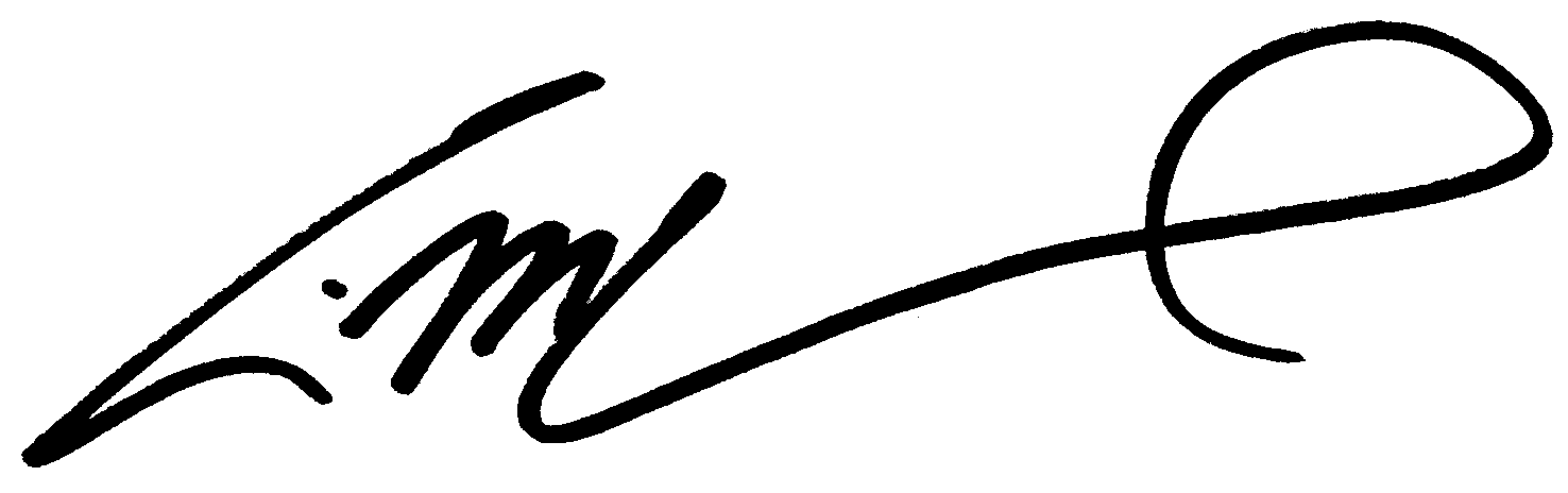 Eric McCormack autograph facsimile