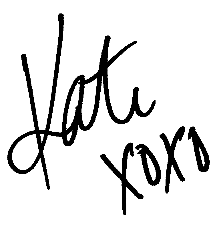 Kate Moss autograph facsimile