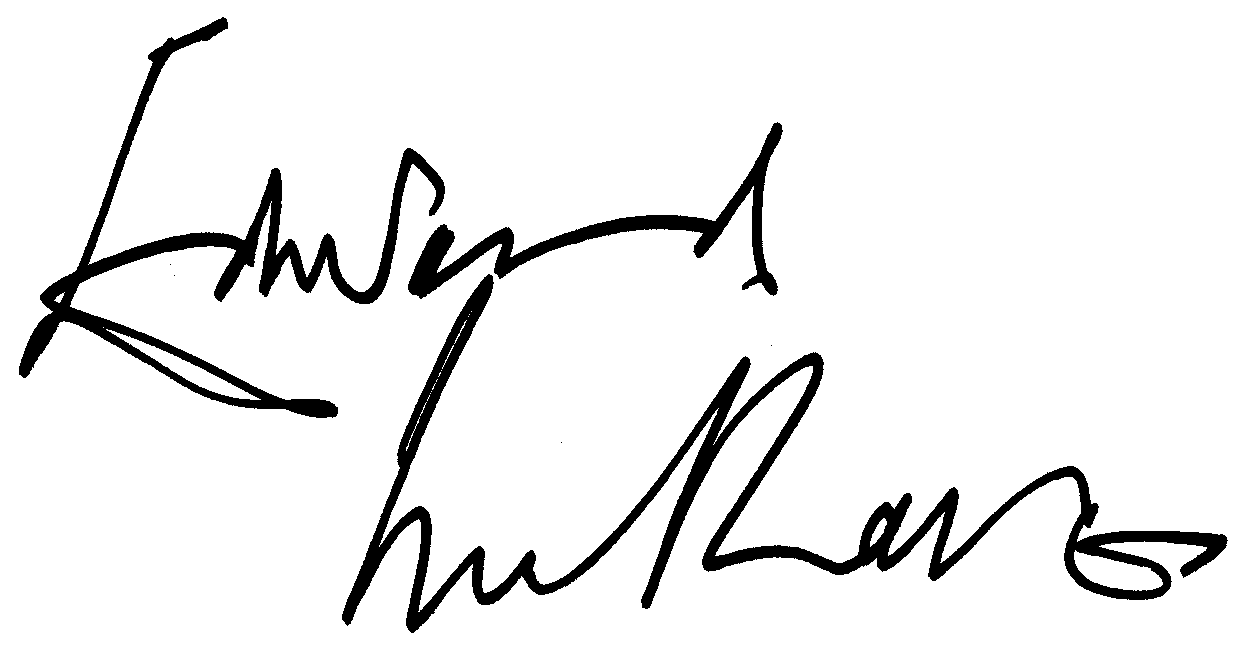 Edward Mulhare autograph facsimile