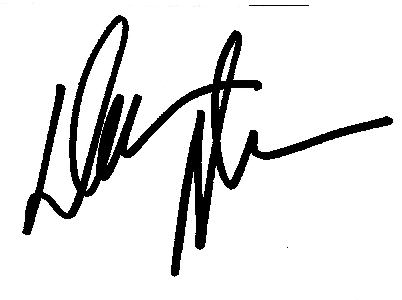 Dave Navaro autograph facsimile