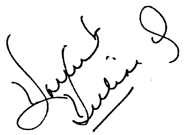 Harriett Nelson autograph facsimile