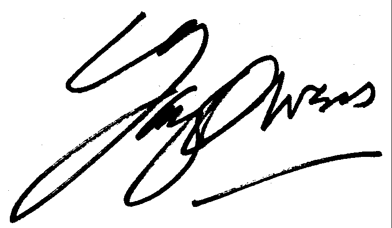 Gary Owens autograph facsimile