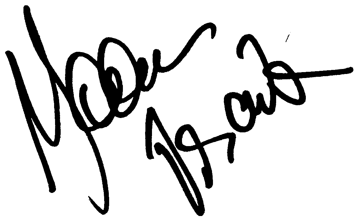 Joanna Pacula autograph facsimile