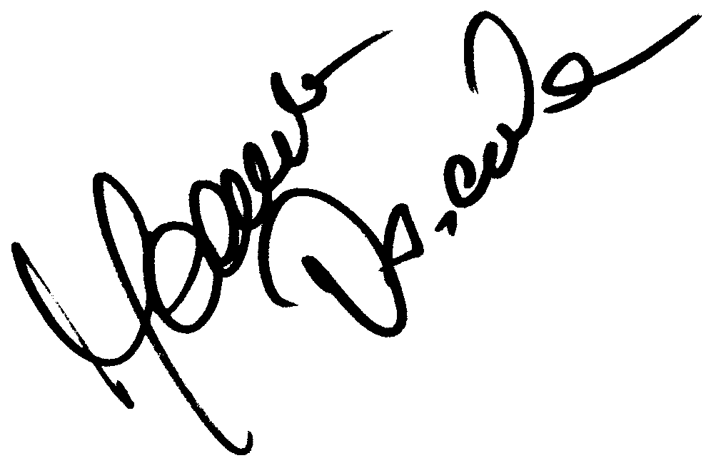 Joanna Pacula autograph facsimile