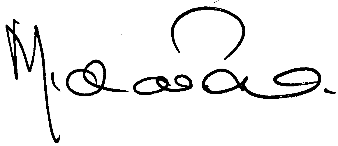 Michael Palin autograph facsimile