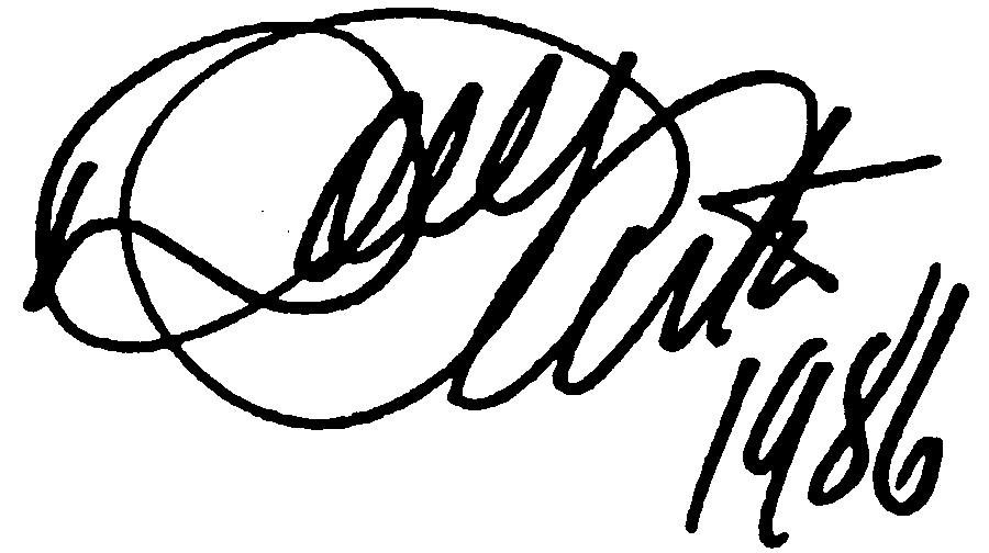 Dolly Parton autograph facsimile