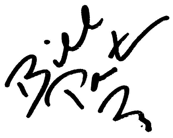 Bill Paxton autograph facsimile