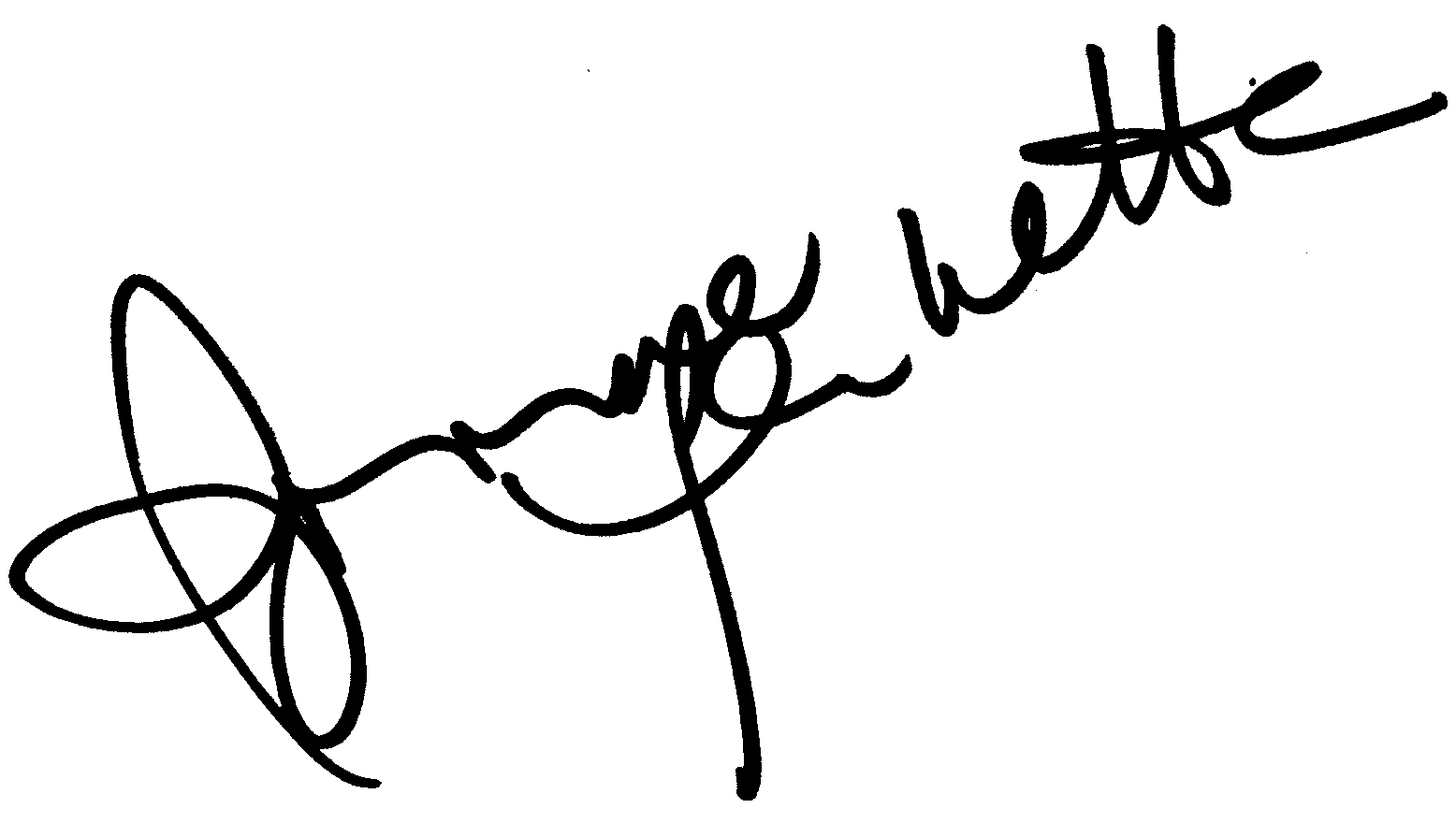 Suzanne Pleshette autograph facsimile