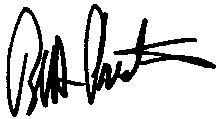 Robert Preston autograph facsimile