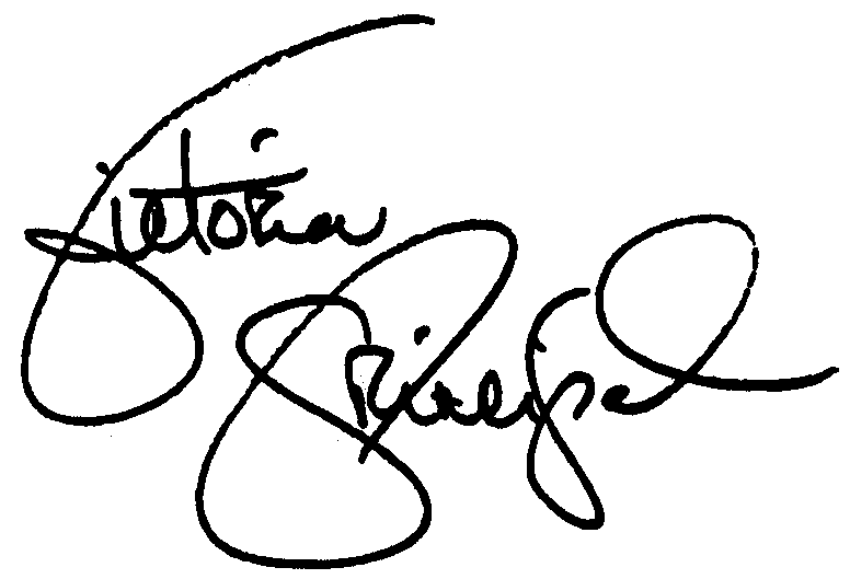Victoria Principal autograph facsimile