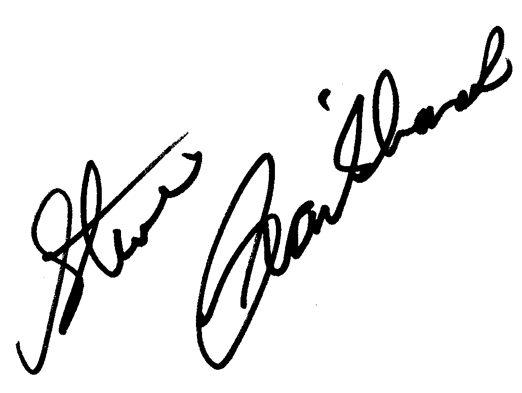 Steve Railsback autograph facsimile