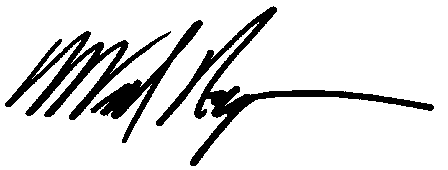 Michael Reagan autograph facsimile