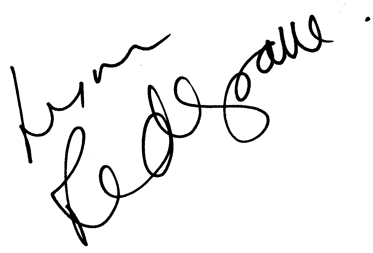 Lynn Redgrave autograph facsimile