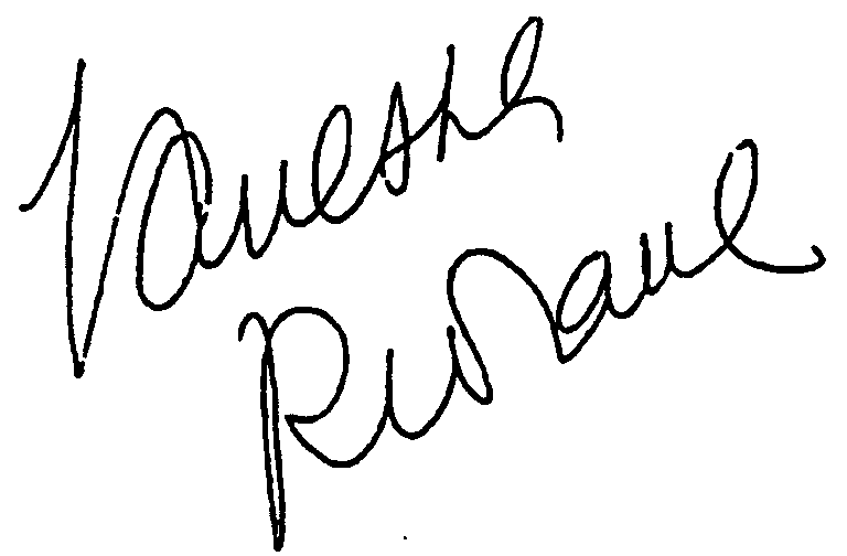 Vanessa Redgrave autograph facsimile