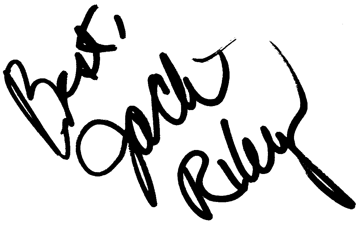 Jack Riley autograph facsimile