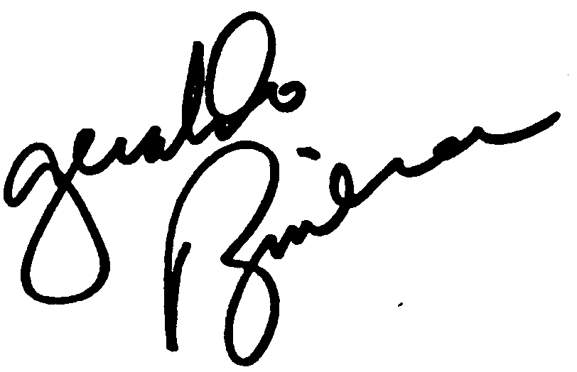 Geraldo Rivera autograph facsimile