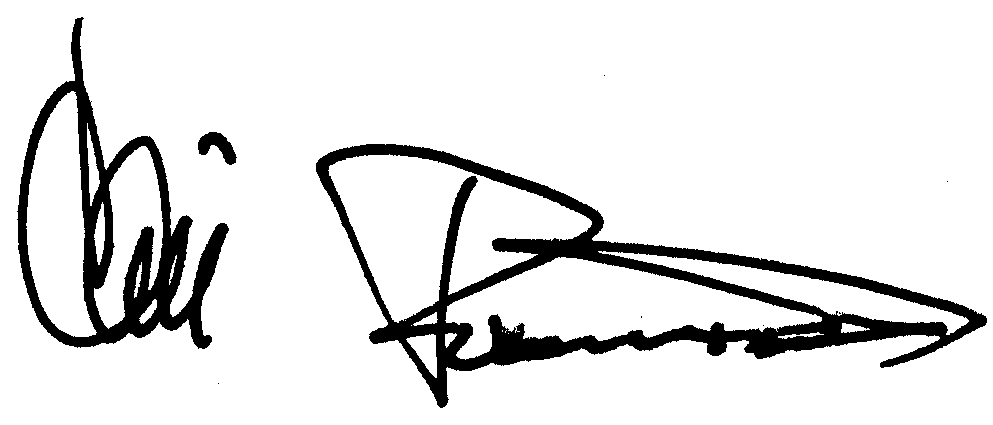 Cliff Robertson autograph facsimile