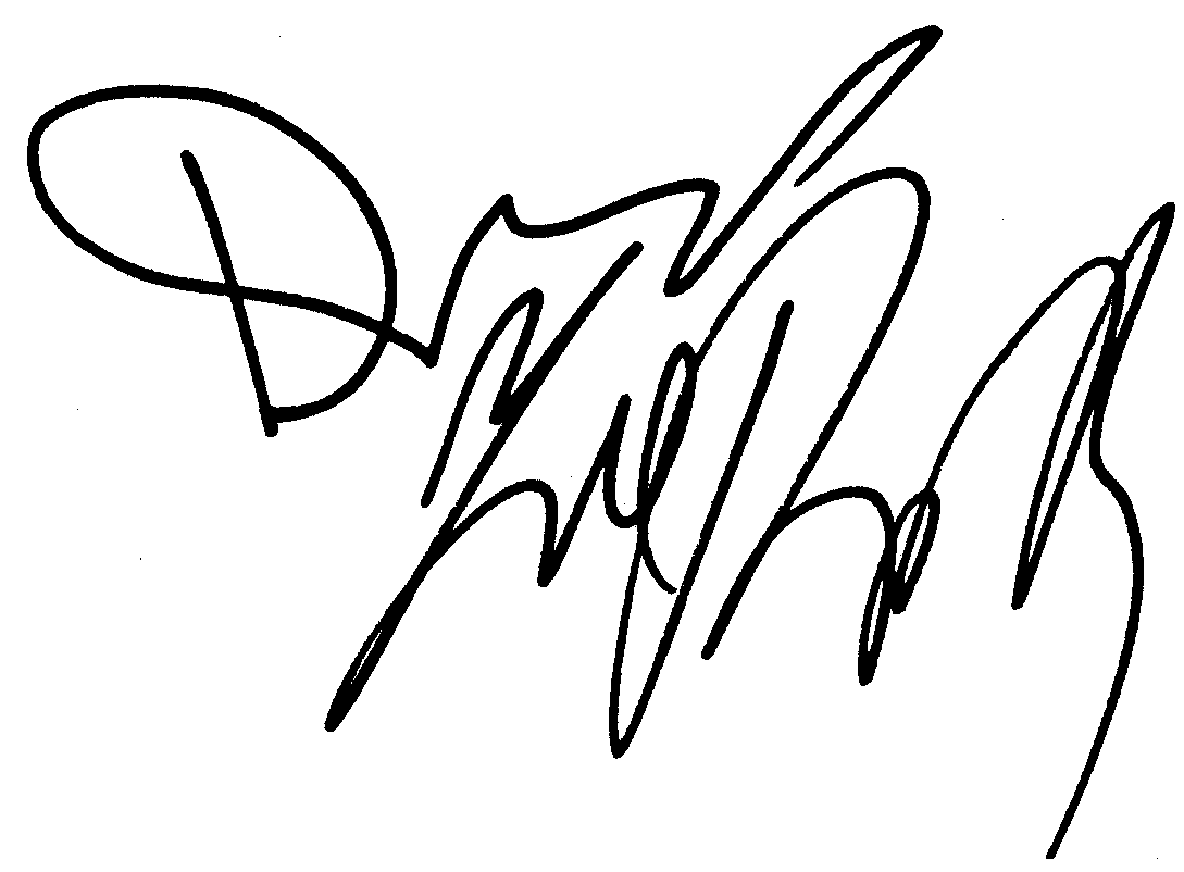 David Lee Roth autograph facsimile