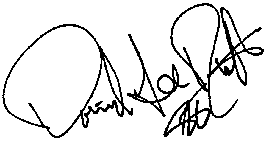 David Lee Roth autograph facsimile