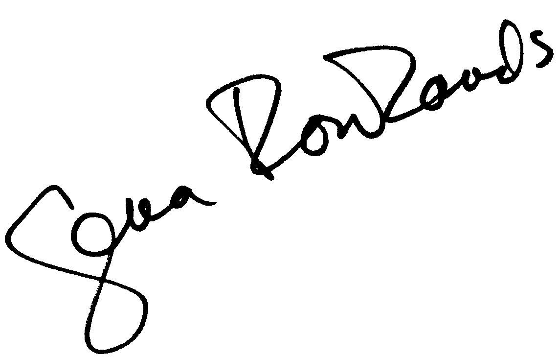 Gena Rowlands autograph facsimile