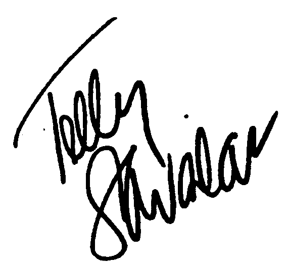 Telly Savalas autograph facsimile